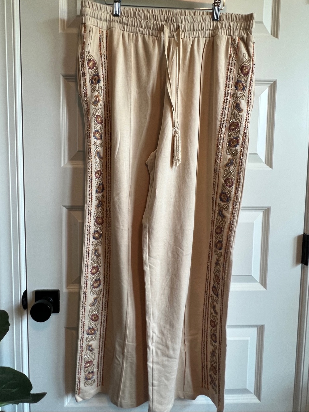 ARATTA “Must Have” Embroidered Lounge/Sweat Pant XL NWT